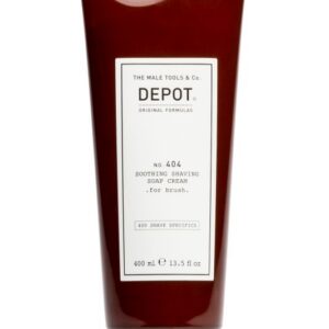 depot, 400 shave specifics no. 404 , allantoina, calmante, crema di sapone da barba, 400 ml