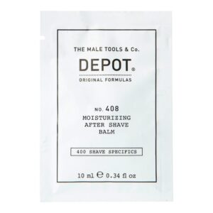 depot, 400 shave specifics no. 408, colonia classica, idratante, balsamo dopobarba, 10 ml