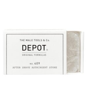 depot, 400 shave specifics no. 409, allume di potassio, calmante, pietra astringente dopo barba, 90 g