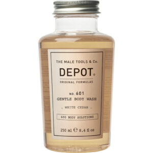 depot, 600 body solutions no. 601, complesso botanico, pulizia, cedro bianco, detergente per il corpo, 250 ml