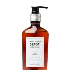 depot, 600 body solutions no. 603, cajeput & mirto, sorbitolo, pulizia, sapone liquido, per le mani, 200 ml