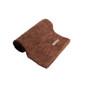 depot, accessories no. 715, asciugamano tessile da salone, marrone, 50 x 80 cm