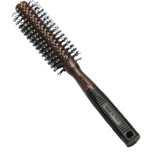 depot, accessories no. 724, rotondo, spazzola per capelli, nero/marrone, taglia s, per lo styling