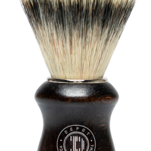 depot, accessories no. 731 luxury, di legno, pennello da barba per il viso, marrone