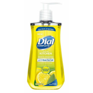 dial, antibacterial kitchen, limone & salvia, sapone liquido, per le mani, 221 ml