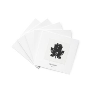 impostare, diptyque, eau rose patch de parfum, adesivi per il corpo, profumato, floreale, per la pelle, nero, 5 pz
