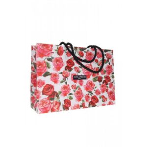 dolce & gabbana, flowers, borsa di cartone gwp, piccolo