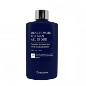 dr. hedison, dear homme, levigatura, crema siero, per il viso, 200 ml