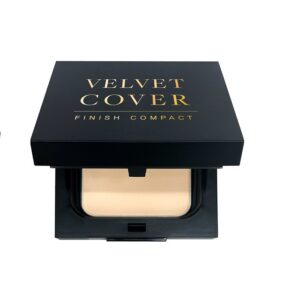 dr. hedison, velvet cover finish compact, opaco, cipria compatta, 21, beige chiaro, 14 g