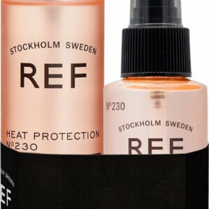 duo set ref stockholm: protect & prepare no.230, vegan, hair spray, heat protection, 175 ml + protect & prepare no.230, hair spray, heat protection, 100