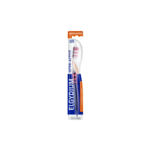 elgydium, inter activ dure, spazzolino da denti, multi color