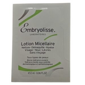 embryolisse, embryolisse, pulizia, acqua micellare, per tutti i tipi di pelle, 2 ml *campione