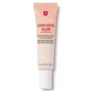 erborian, skin hero, ginseng, levigante & illuminante, emulsione, per il viso, 15 ml