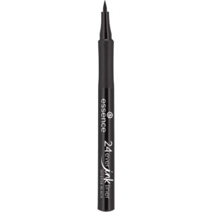 essence, 24 ever ink liner, impermeabile, eyeliner liquido, 01, nero intenso, 1.2 ml