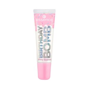 essence, birthday bomb, luccicante, lucidalabbra, 01, cake my day, 10 ml