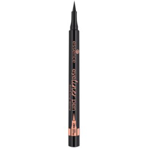 essence, eyeliner pen, preciso, intenso, eyeliner liquido, 10, nero più nero, 1 ml