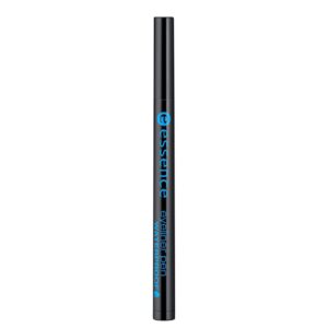 essence, eyeliner pen, impermeabile, eyeliner liquido, 01, nero profondo, 1 ml