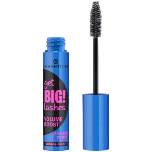 essence, get big lashes, impermeabile, volume, mascara, 01, nero, 12 ml