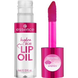 essence, hydra kiss, tinteggiato, olio per le labbra, 06, cranberry is back, 4 ml