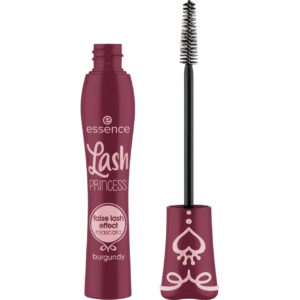 essence, lash princess, effetto ciglia finte, mascara, borgogna, 12 ml