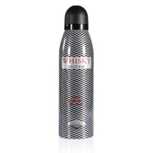 evaflor, whisky silver, piccante, spray deodorante, per uomini, 200 ml