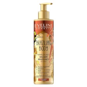 eveline cosmetics, brazilian body, idratazione, balsamo per il corpo, 200 ml *tester