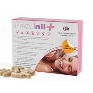 feminil, feminil+, maca, l arginine, saffron, rhodiola, ginkgo biloba & zinc, increase female libido, capsule, 30 capsule