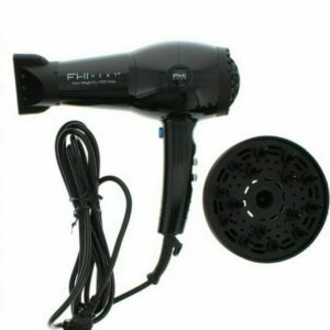 fhi heat, nano weight pro 1900 turbo, asciugacapelli elettrico, nero