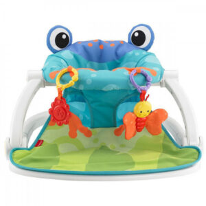 fisher price, sit me up, sedile da pavimento con vassoio, seggiolone, unisex, 6+ mesi