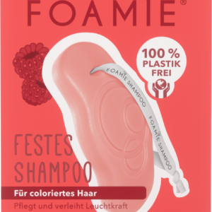 foamie, the berry best, shampoo solido per capelli, per la protezione del colore, 80 g