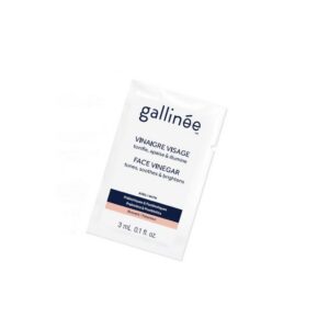 gallinee, microbiome skincare, aceto di mele, tona/calma & illumina, lozione tonica, per il viso, 3 ml *campione