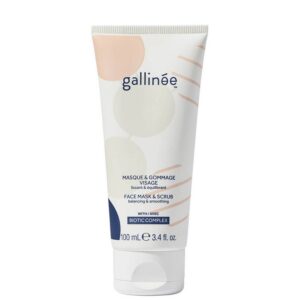 gallinee, microbiome skincare, complesso biotico, levigatura, maschera esfoliante, per il viso, 100 ml *tester