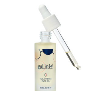 gallinee, microbiome skincare, prebiotici e postbiotici, nutriente, olio, per il viso, 30 ml