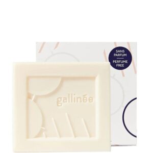 gallinee, microbiome skincare, senza profumo, calmante, saponetta detergente, per viso e corpo, 100 g