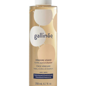 gallinee, microbiome skincare, prebiotici e postbiotici, tona/calma & illumina, giorno & notte, lozione, per il viso, 200 ml *tester