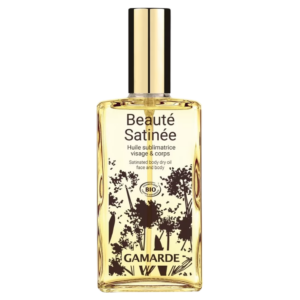 gamarde, beauty satinee, bio, olio secco, idrata, profumo, olio secco per il corpo, 100 ml
