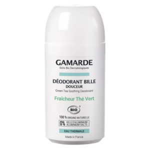 gamarde, gamarde, bio, antitraspirante, tè verde, deodorante roll on, per le donne, 50 ml