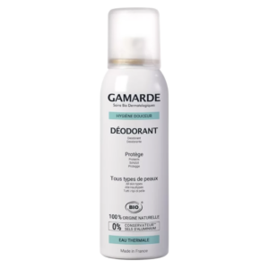 gamarde, hygiene, bio, calmante, fresco, spray deodorante, unisex, 100 ml