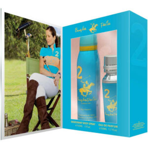 gift set beverly hills polo club: 1982 sport 2, eau de parfum, for women, 50 ml + 1982 sport 2, anti perspirant, deodorant spray, for women, 150 ml