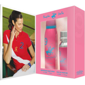 gift set beverly hills polo club: 1982 sport 9, eau de parfum, for women, 50 ml + 1982 sport 9, anti perspirant, deodorant spray, for women, 150 ml