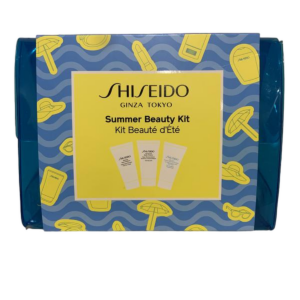 ginza tokyo summer beauty set shiseido: after sun intensive recovery, repairing, after sun emulsion, 30 ml + advanced body creator super slimming reducer, sculpting, concentrate, 30 ml + refining, hydrating, exfoliating lotion, 30 ml