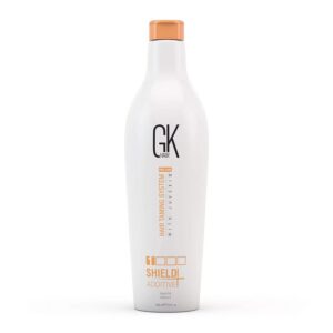 global keratin, shield additive, shampoo & balsamo 2 in 1, riparazione e rinforzo, 650 ml