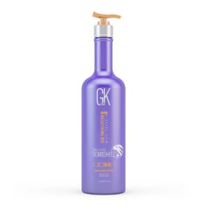 global keratin, silver bombshell, shampoo per capelli, per la neutralizzazione dei toni gialli, 710 ml