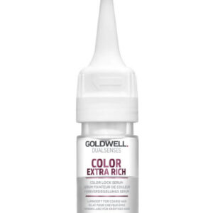 goldwell, dualsenses color extra rich, siero per capelli, color lock, 12 pz, 216 ml