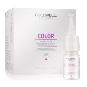 goldwell, dualsenses color, siero per capelli, color lock, 12 pz, 18 ml
