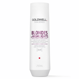 goldwell, dualsenses blondes & highlights, shampoo per capelli, anti giallo, 250 ml