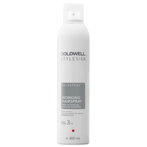 goldwell, stylesign working, lacca per capelli, luminosità & corpo, hold level 3/5, 300 ml