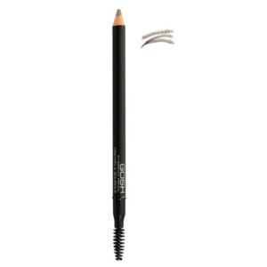 gosh, defining brow, crema per sopracciglia matita & spazzola 2 in 1, 03, grigio marrone, 1.2 g