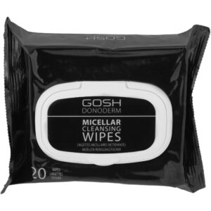 gosh, donoderm, salviette struccanti, 20 pz