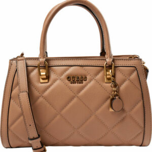 guess, abey, borsa in tessuto, beige, hwqb8558060, per le donne